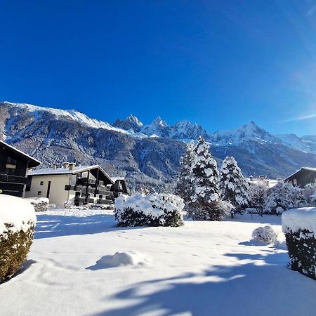 Chamonix Appartement Vue Mont Blanc Avec Jardin Eksteriør bilde