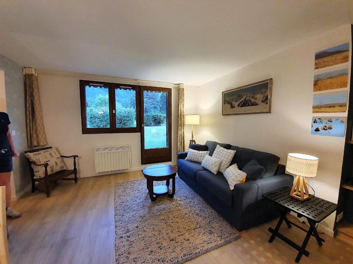 Chamonix Appartement Vue Mont Blanc Avec Jardin Eksteriør bilde