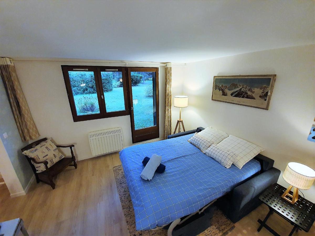Chamonix Appartement Vue Mont Blanc Avec Jardin Eksteriør bilde