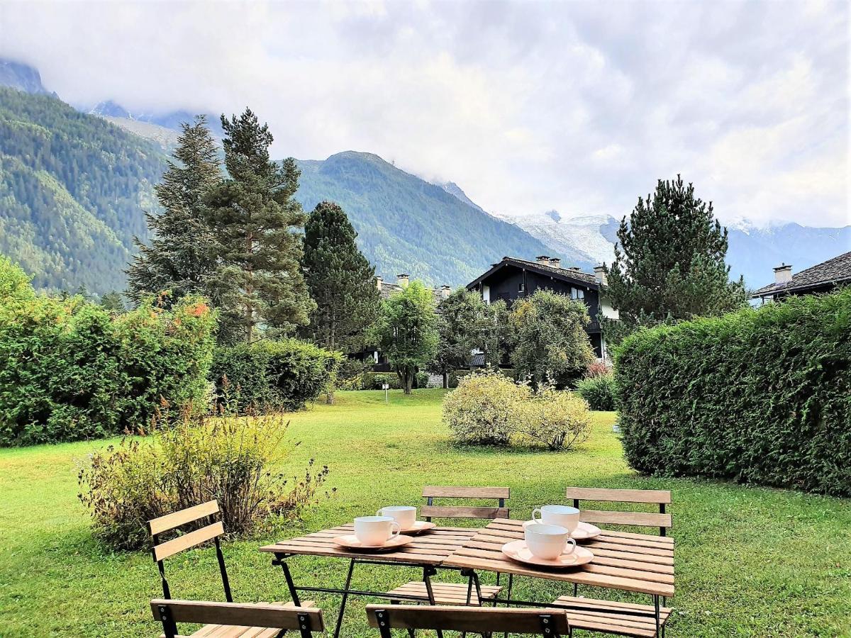 Chamonix Appartement Vue Mont Blanc Avec Jardin Eksteriør bilde