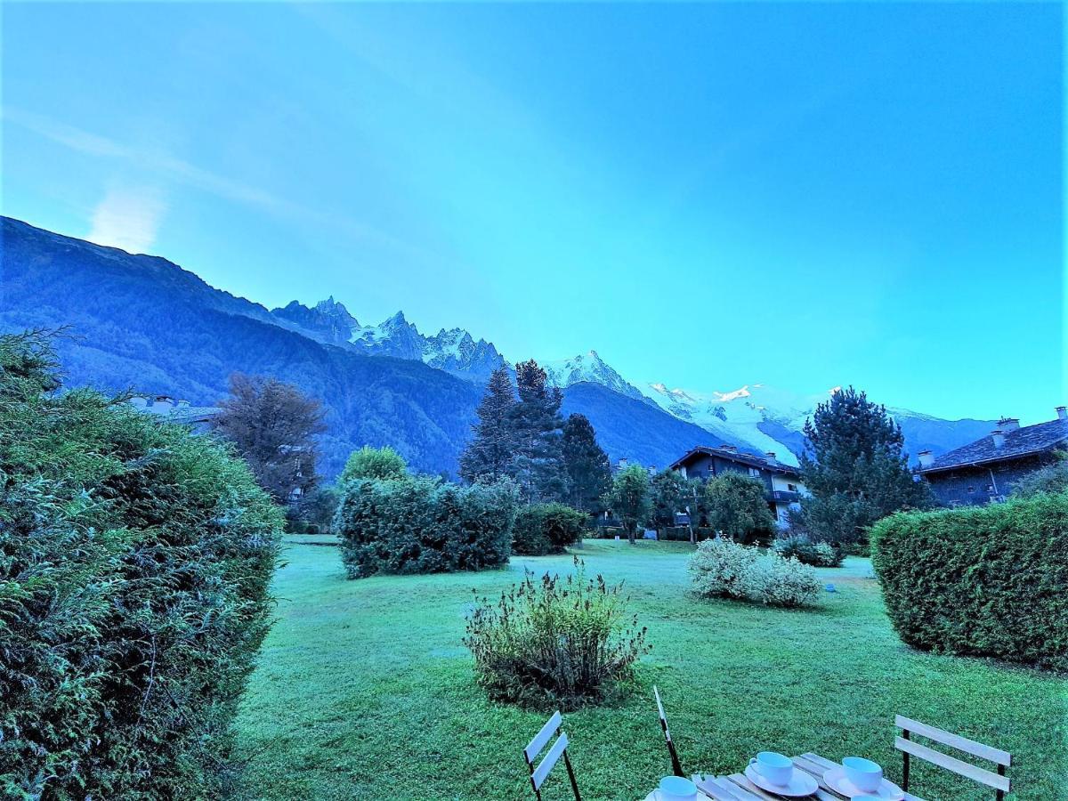 Chamonix Appartement Vue Mont Blanc Avec Jardin Eksteriør bilde