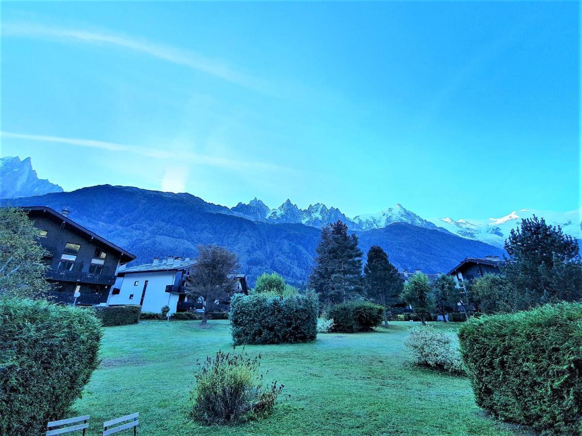 Chamonix Appartement Vue Mont Blanc Avec Jardin Eksteriør bilde